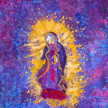 Virgen de Guadalupe, 2011. 20" x 28"